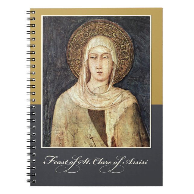 Carnet St. Clare of Assisi Feast Day Blessings (Devant)