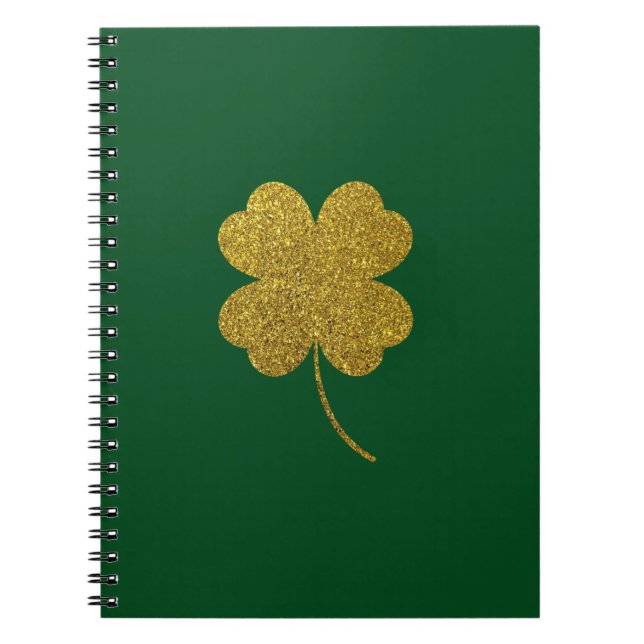 Carnet St. Patrick's Day Shamrock (Devant)