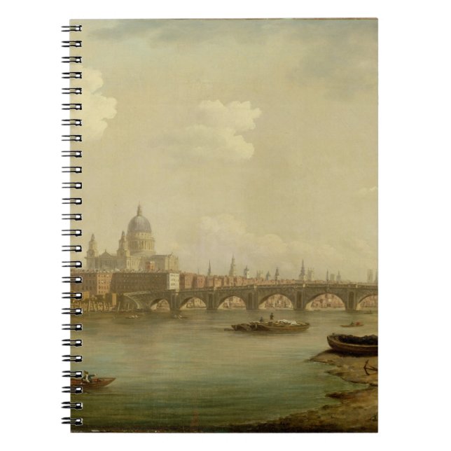 Carnet St Paul et pont de Blackfriars, Londres, c.1770- (Devant)
