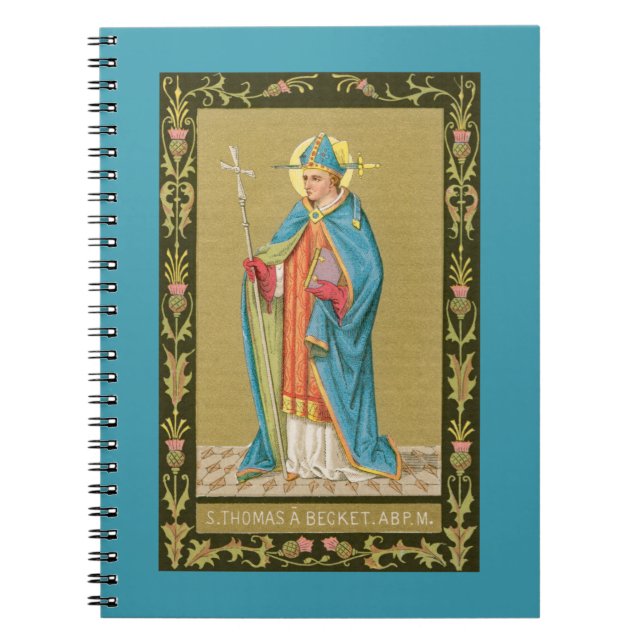 Carnet St. Thomas Becket avec épée en mitre (P 005) (Devant)