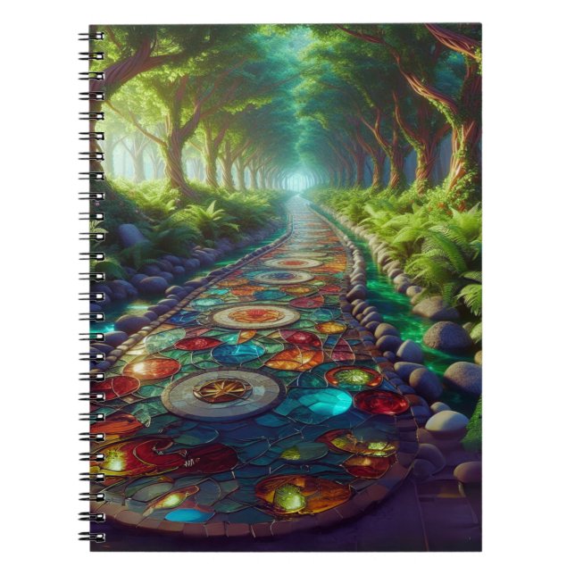 Carnet Stained Glass Road Notebook (Devant)
