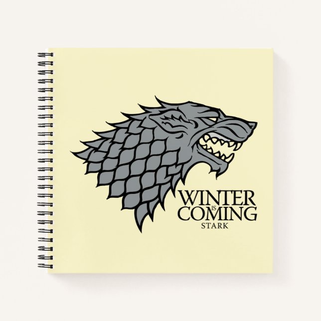 Carnet Stark Sigil - L'Hiver Arrive (Devant)