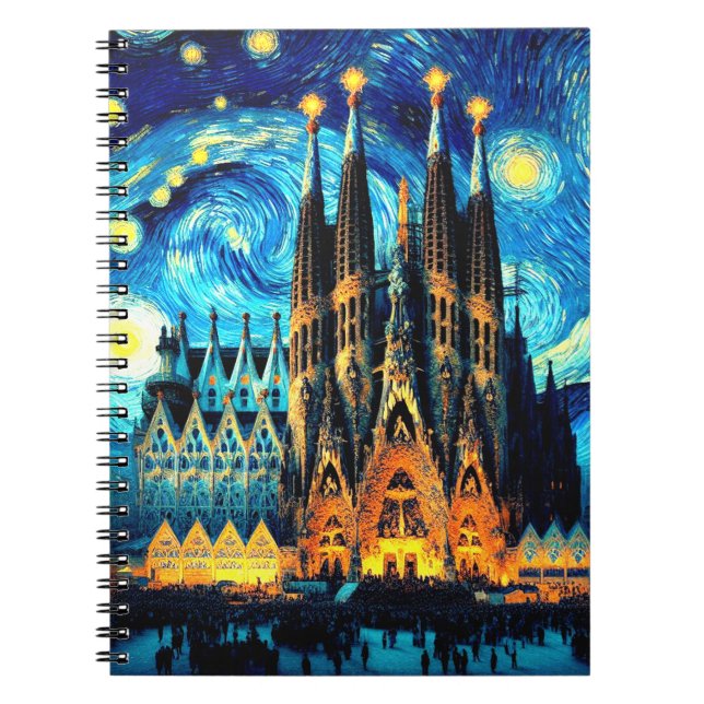 Carnet Starry Sagrada Familia Barcelona (Devant)