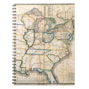 Carnet Stations de télégraphe américaines-1853