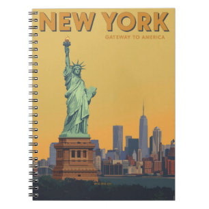 Carnet Statue de la Liberté New York