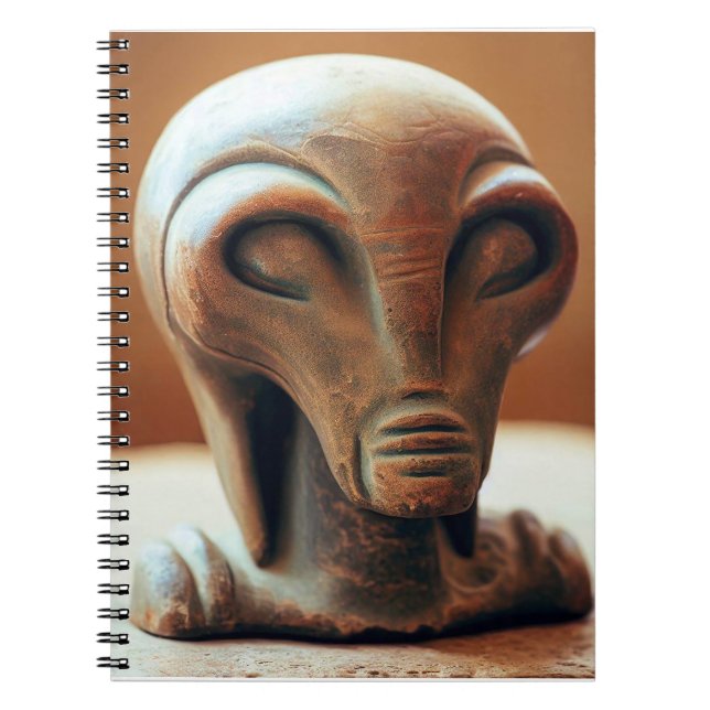 Carnet Statue de l'Alien antique (Devant)
