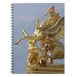 Carnet Statue de Pégase sur le pont Alexandre III