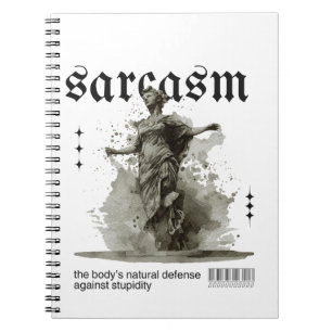 Carnet statue de sarcasme