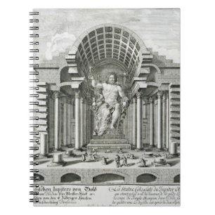 Carnet Statue de Zeus olympien, faite par Phidias en or a