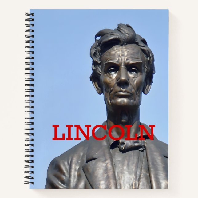 Carnet Statue Lincoln Commémorative de la Guerre Civile,  (Devant)