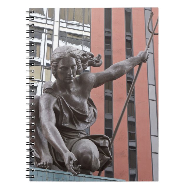 Carnet statue Portlandia, Portland, Oregon (Devant)