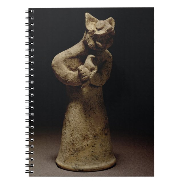 Carnet Statuette d'un démon Lion-Dirigé, Mésopotamie, c.5 (Devant)