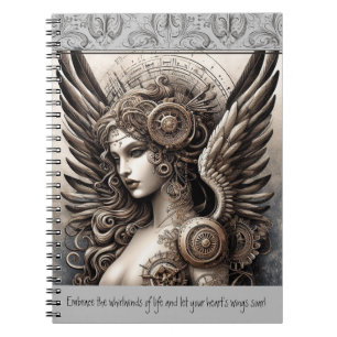 Carnet Steampunk Angel et Citation