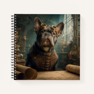 Carnet Steampunk Frenchie (Édition 2) - Spirale Deluxe