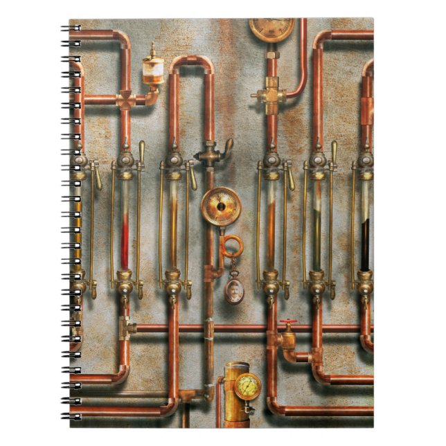 Carnet Steampunk - Le collecteur de lubrification (Devant)