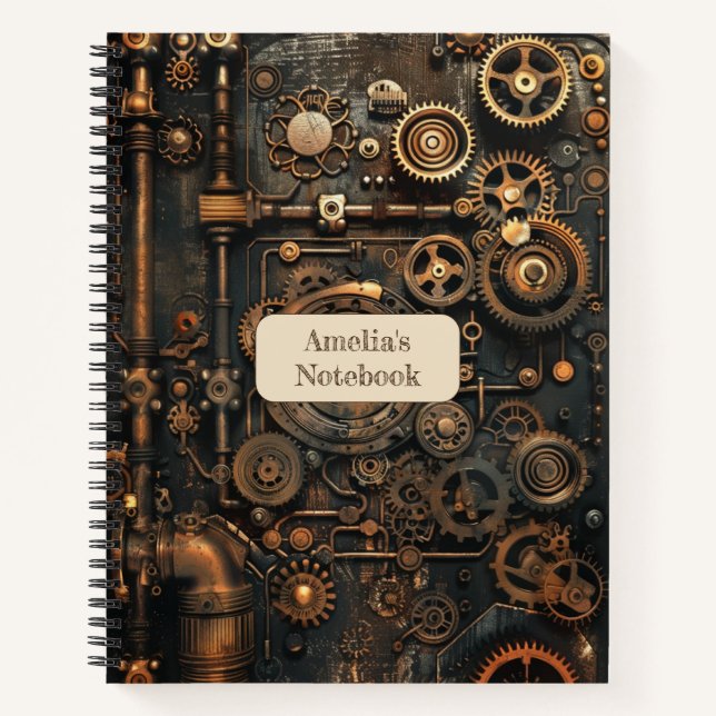 Carnet Steampunk Retro (Devant)