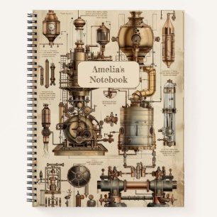 Carnet Steampunk Retro