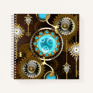 Carnet Steampunk Rusty Background