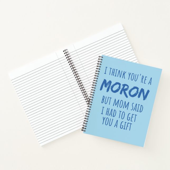 Carnet Stepbrother, Maman A Dit De Vous Faire Un Cadeau (Intérieur)