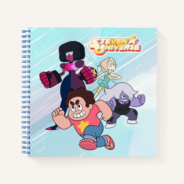 Carnet Steven Universe | Crystal Gem Group Action (Devant)