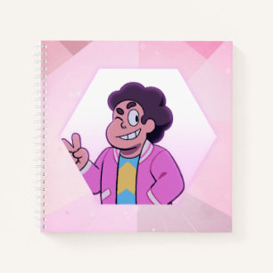 Carnet Steven Universe Portrait diamant rose