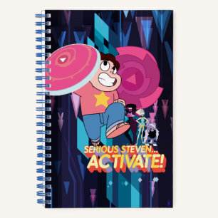 Carnet Steven Universe Sérieux Steven... Activez !