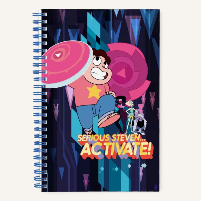 Carnet Steven Universe | Sérieux Steven... Activez ! (Recto)