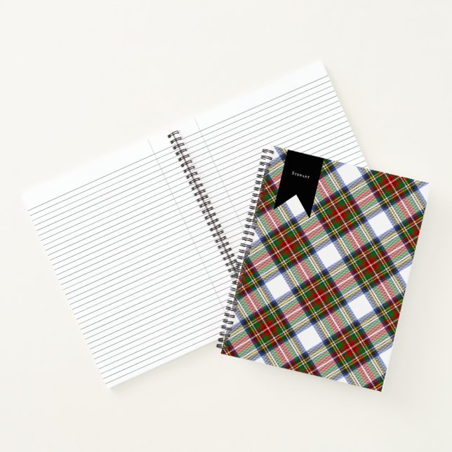 Carnet Stewart Royal Robe Plaid écossais Motif (Intérieur)