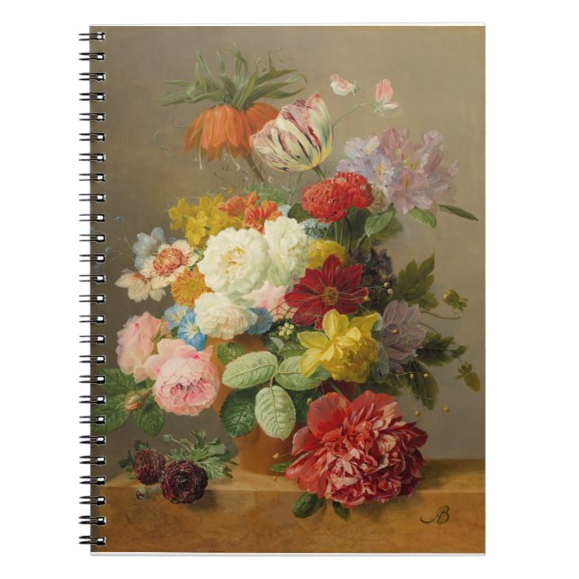 Carnet Still Life with Roses and Peonies - Bloemers A. (Devant)