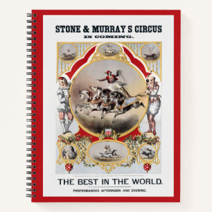 Carnet Stone & Murray's Circus, Circa 1870.