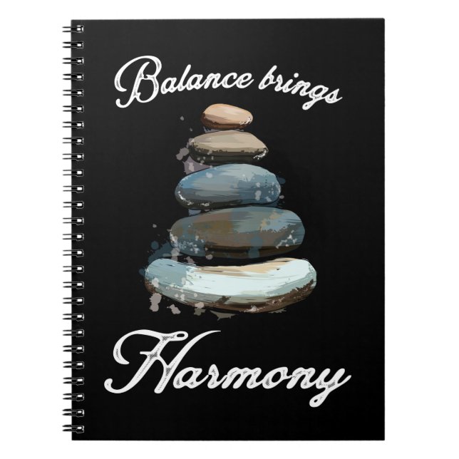 Carnet Stone Stone Stone Harmony Rock Balancing (Devant)