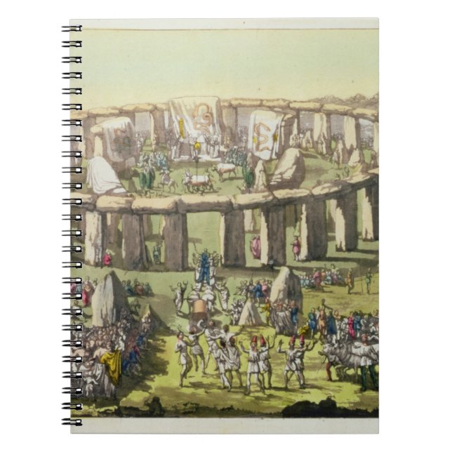 Carnet Stonehenge, ou un temple circulaire des druides, (Devant)