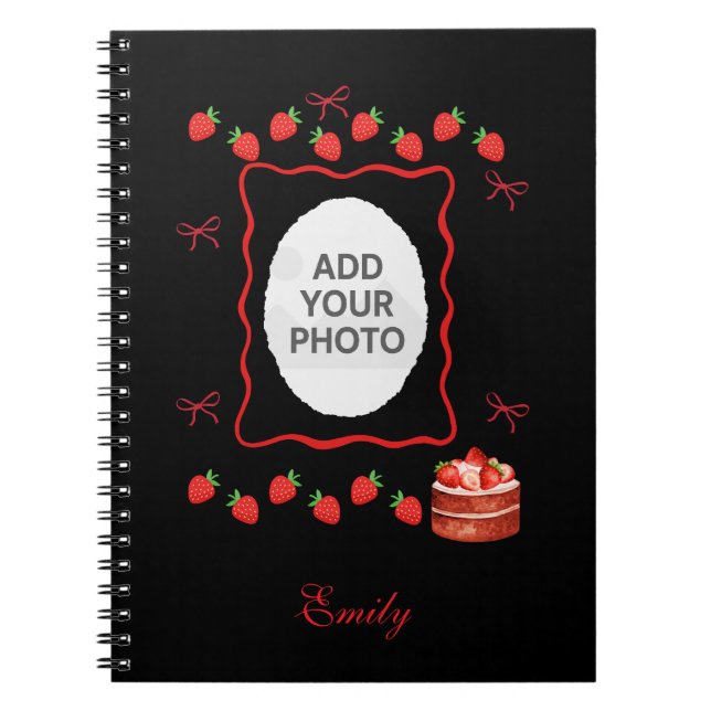 Carnet Strawberry Birthday Notebook Gift (Devant)