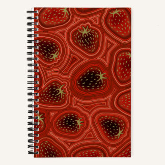 Carnet Strawberry swirl Spiral Notebook