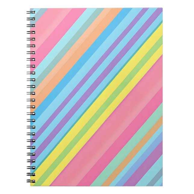Carnet striped notebook  (Devant)