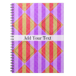Carnet Stripes, Diamants, Spot Motif par Shirley Taylor