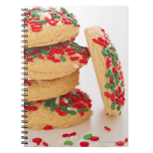 Carnet Studio Tiré de biscuits de noël avec des arroses (Devant)