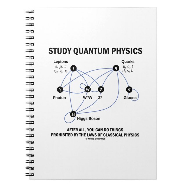 Carnet Study Quantum Physics You Can Do Things (Devant)