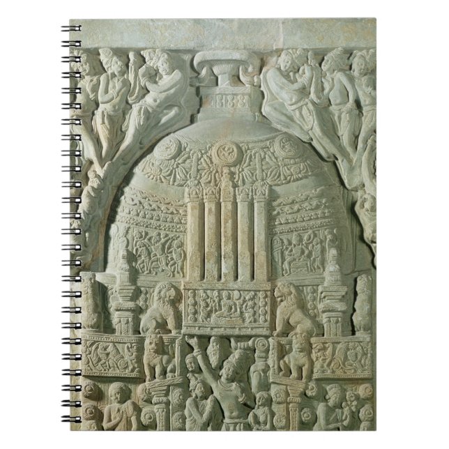 Carnet Stupa bouddhiste, Nagarjunakonda (chaux) (Devant)