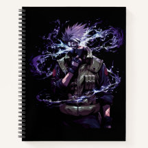 Style Anime Noir : Couverture spirale de Kakashi H