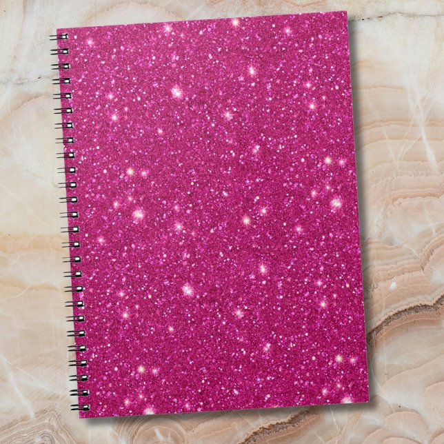 Carnet Style Classique de la Saint-Valentin Rose Pailleté (Créateur téléchargé)