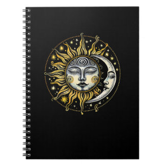 Carnet Style classique Sun&Moon&Star Divination Astrologi