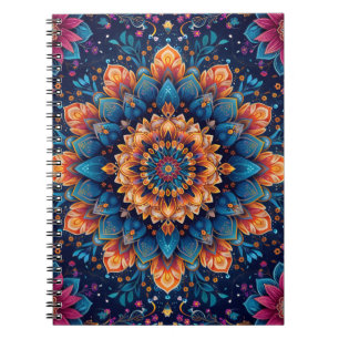 Carnet Style d'art numérique de fleur de mandala-23907