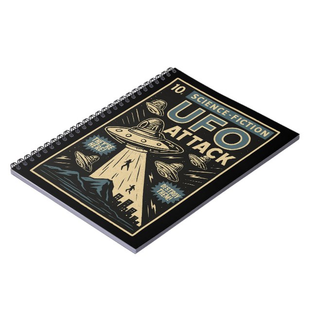 Carnet Style de bande dessinée UFO (Côté gauche)