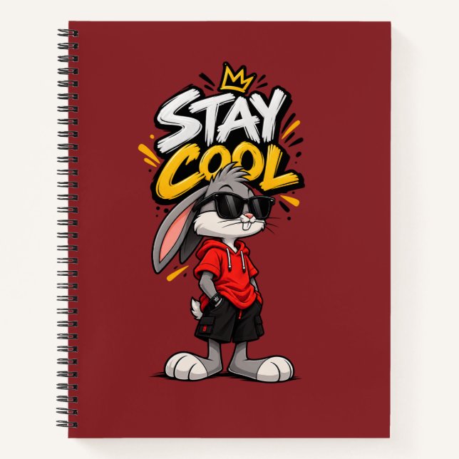 Carnet Style de rue lapin graphique Restez cool – Urba dr (Devant)