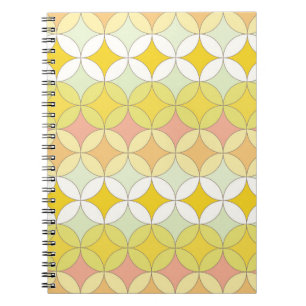 Carnet Style Disco Rétro Motif sans couture