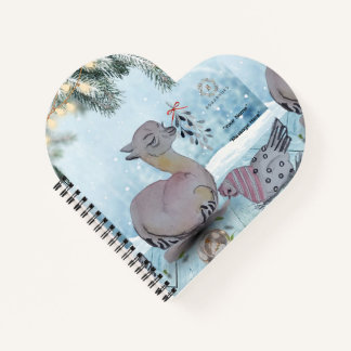 Carnet "Style éléze Lama avec Polka Hen" Boganhues couver