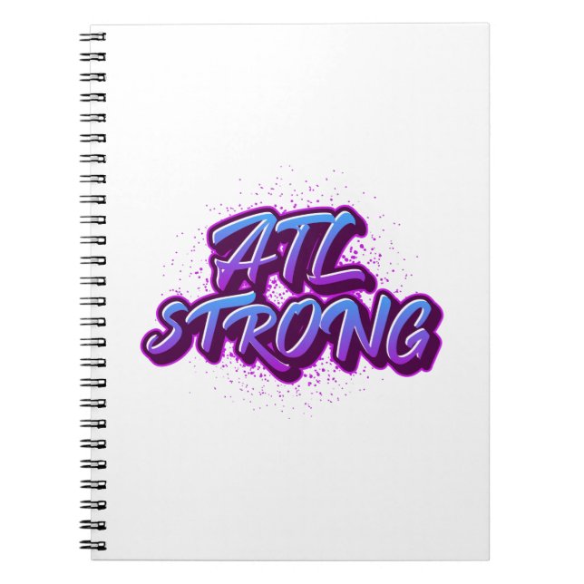 Carnet Style Graffiti ATL Strong (Devant)