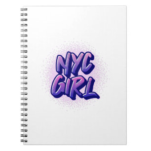 Carnet Style Graffiti pour fille NYC