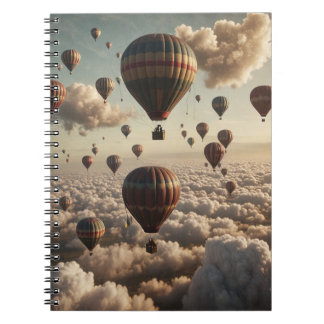 Carnet Style impressionniste Ballons à air chaud dans le